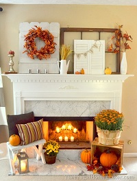 25 Fall Fireplace Designs